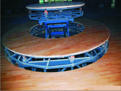 舞臺機械雙層升降旋轉舞臺